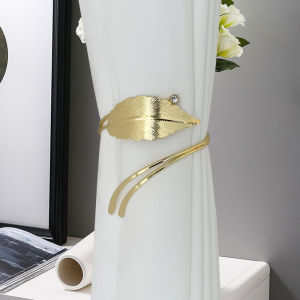 Modern Minimalist Aluminum Alloy Curtain Tie No Punching Required Soft Decorative Living Room Bedroom Curtain Rod