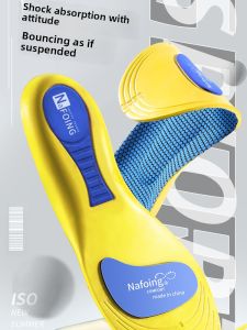 JIFANPAUL | Absorbent Breathable Anti-Odor Cushioning Insoles for Sports Shoes