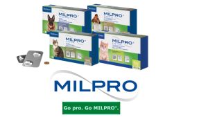 Xổ Giun Sán Virbac MILPRO cho Mèo dạng Viên với lớp phủ Vị Thịt Thơm Ngon