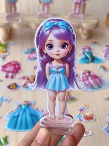New Versatile Princess Magnetic Dressing Sticker & Creative DIY Magnetic Suction