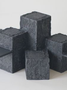 Labubu Ma.k Mechanical Series Action Figure Display Stand Resin Material for Adults in Living Room Measures 46x23.8x30cm