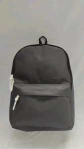 Tas Sekolah Ransel Laptop Hitam Polos Terbaru Murah Kualitas Distro