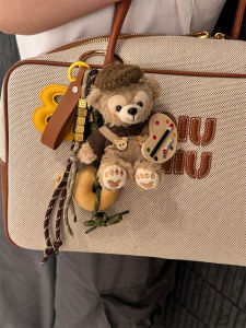 Đồ Chơi Gấu Hình Xe Hơi Birthday Bear Keychain Quà Tặng Cho Nữ Túi Treo Hình Gấu Snowy Bear Từ Nghệ Sĩ Da Fu Đồ Trang Trí Túi Xách