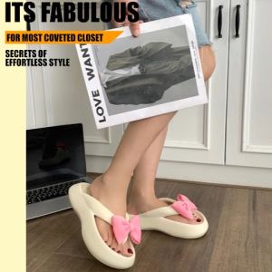 LHshoess รองเท้าหูหนีบผู้หญิงรุ่นที่ทุกคนตามหาวัสดุกันลื่นอย่างดีใส่สบายเท้ามากแม่แถมดีเทลรองเท้าน่ารักมากๆๆแต่งโบว์แบ๊วกรุ๊บ