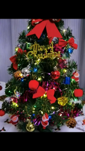 45cm Or 60cm Christmas Tree With Lights Desktop Christmas Decorations Christmas Tree Set