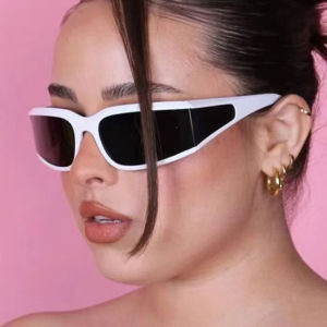 Y2k Outdoor Sunglasses Sports Narrow Frame Cycling Sunglasses Trendy Sunglasses Windproof 66304