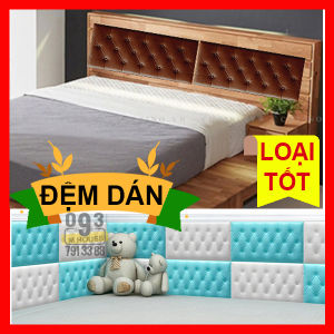 Miếng Dán Tường Xốp Chống Thấm Nước 3D Mút Dán Tường Chống Va Chạm Nệm Đệm Cho Phòng Khách Phòng Ngủ