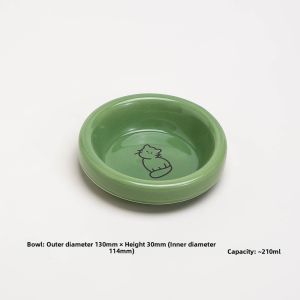 Petdebby | Adjustable Height Ceramic Pet Bowl for Cats Water and Food Deep and Shallow Design