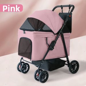 Lightweight Foldable Pet Stroller Large Capacity