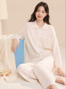 Secret World | Womens Winter Thickened Plush Pajama Set