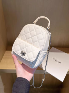 Mini Quilted Chain Stylish Womens Backpack