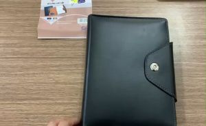 Sổ Còng da cao cấp Minh Châu (mã MC-612) có chỗ để thẻ danh thiếp - Sang trọng lịch lãm