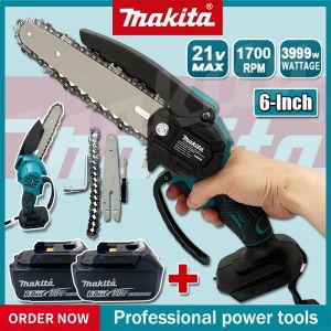 Makita | Makita 6 Inch Chain Saw Electric Saw Handheld Portable Wood Logging Chainsaw Garden Pruning Wood Power Tool for 18V Battery