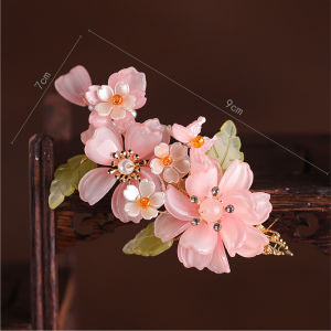 Ancient Style Han Chinese Clothing Tassel Hairpin Womens New Chinese Style Hairpin Cheongsam Hair Accessories Classy Side Clip Hairware