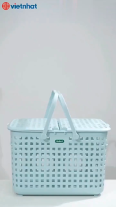 Làn Đi Sinh Giỏ Đựng Đồ Cho Bé Sơ Sinh Việt Nhật 2609 Làn Mây Đựng Quần Áo Thoáng Khí - TADAHOME