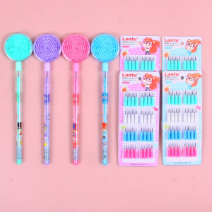Automatic Pencil Egg-Laying Head Replaceable Core No-Sharpening Childrens Missile Pencil Elementary School Bullet Pencil Bensia Brand