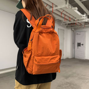 2025 New Womens Climbing Travel Backpack Large Capacity Computer Bag Mountain Climbing Dual Shoulder Bag Simple Japanese Style