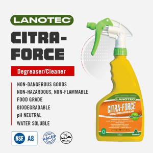 【SG Stock✅】LANOTEC Citra-Force 300g Aerosol Can | Food-Grade Industrial Degreaser | Removes Oil Grease Adhesives Inks & Carbon Buildup | Naturally Derived & pH Neutral | Kitchen Degreaser