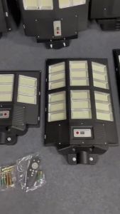 80000W Solar Outdoor Light With 3 Modes Super Bright IP65 Waterproof Solar Street Light With Remote Control+Motion Sensor Suitable For YardParkGarden