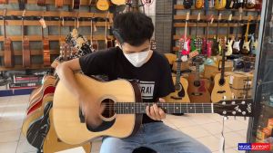 Đàn guitar acoustic Saga dòng SF700 full size 41 chính hãng Duy Guitar Store phân phối