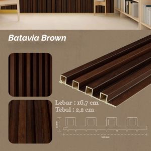 GAIA DANESON WALLPANEL WPC FLUTED ALILA SERIES PANJANG 29 METER || DEKORASI DINDING