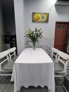 (Hoả Tốc) Khăn vải trải bàn TRẮNG dùng trải bàn họp bàn nhà hàng bàn tiệc KHĂN TRẢI BÀN NHÃ SƠN