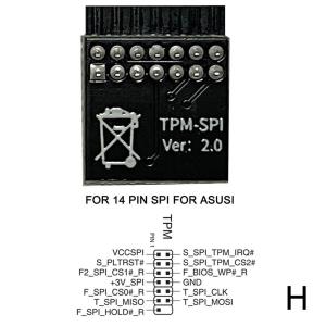 TPM 2.0 Encryption Security Module Remote Card Supports Multi Brand Motherboards 12 14 18 20-1pin Pins