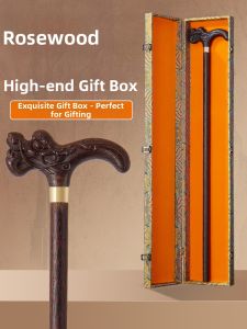 MOQILIN | Elderly Anti-slip Wooden Cane Redwood