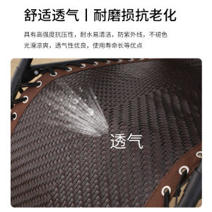 Casual Wicker Folding Lounger Chair Afternoon Nap Indoor Outdoor Balcony Summer Lazy Chair Elderly Can Lie down