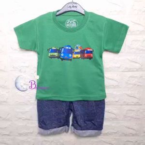 BOBOBAM BAJU BAYI LAKI LAKI SETELAN ANAK COWO LUCU STELAN COWOK 6 BULAN- 3 TAHUN KEREN TRENDY KEKINIAN KARAKTER T4Y0