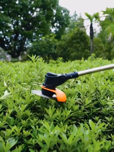 Sharp 388V เครื่องตัดหญ้าไร้สาย ตัดหญ้า กิ่งไม้ อุปกรณ์ครบชุด พร้อมแบตเตอรี่