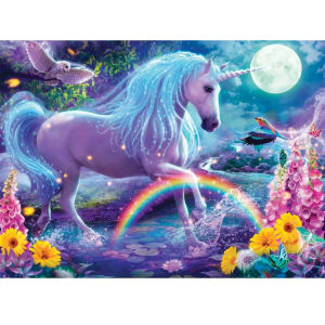 Acrylic Paint By Numbers Unicorn Pattern Numbers on Canvas Coloring By Number for Adults Paint Digital Art