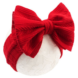 Disney | Baby Girl Bows Headband Newborn Turban Hairbands Kids Red Head Band Outdoor Toddler Children HeadWrap Hair Accessories