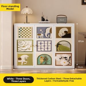 Wall-mounted Multi-functional Storage Cabinet