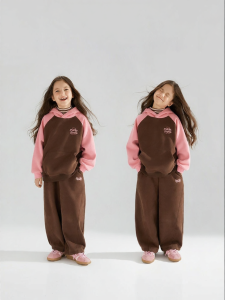 MUCMUKN | Contrast Color Casual Fleece Hoodie And Pants