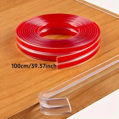 1/3/5M Table Edge Guard Protector Transparent Baby Protection Strip Self Adhesive Kids Collision Proof Soft Bumper Baby Safety
