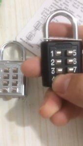 8 Digital Security Padlock Combination Padlock Button Security Padlock Code Keyed Anti-theft Combination Button For Luggage Travel Code Smart Lock