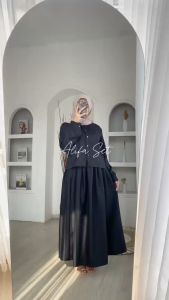 ALIFA SET - FLOTTILICIOUS: Setelan Wanita Atasan & Rok Polos Kekinian Tercantik