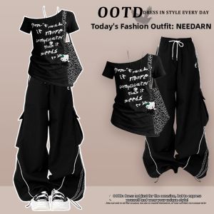 NEEDARNA | Chic Trendy Korean Summer Outfit Womens Set Pants