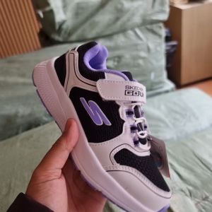 Sepatu Anak Laki-laki dan Anak Perempuan Skechers Go Run Consistent Black Blue White