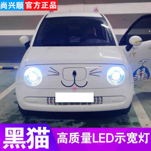 Euler Black Cat LED Turn Signal Lights 18-22 Models Small Bulbs 19 Profile Lights Euler Black Cat R1 Modification