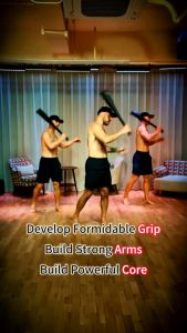 3H [2–12KG] Clubbell Besi | Fitness Steel Untuk Forearm Strength & Rehabilitasi Core Training