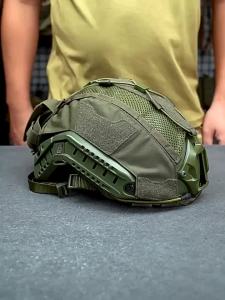 BOOIU Tactical Helmet Cover Set NVG Battery Pouch Nylon Weight Bag For Fast Helmet Cover Hunting Ballistic Helmets Accessories