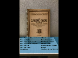 "Les Classiques Favoris du Piano" Vol 1A của Théodore Lack (Giáo trình luyện ngón Piano cơ bản - nâng cao)