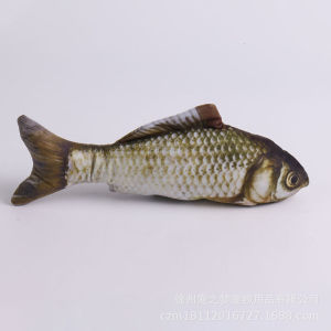 Realistic Fish Cat Toy Bite Resistant Interactive Playmate For Kitten Indoor Teasing Entertainment Pet Relaxing Accessory Gift