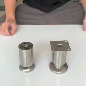 Free Screws: Stainless Steel 6-15cm Adjustable Furniture Legs