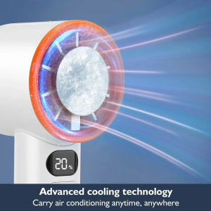 Mini Handheld Fan 120 Speed Portable Bladeless Desktop Fans Rechargeable Instant Cooling With Ice Mode For Men Women New