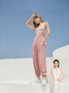 EMXEE | Cool Silk Sun Protection Loose Maternity Pants Summer Lightweight
