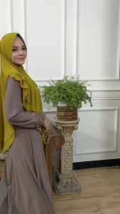 BISA COD! Kerudung/Hijab Syari Pet Antem Kode PIKA Bahan Ceruty Babydoll Premium by Ory AjeZas Colle