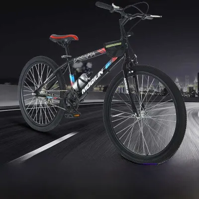 Unisex Mountain Bike 26 Inch Single Speed Off-Road Bicycle Carbon Steel Frame V-Brake System for Men And Women Students